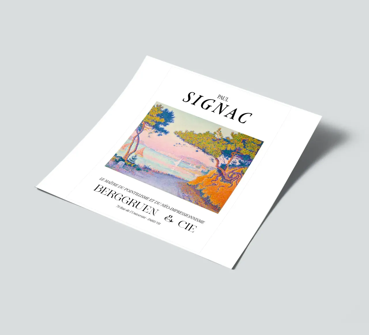 Paul Signac Golfe Juan Pointillism Master Berggruen Stickerbogen von NorwesClub