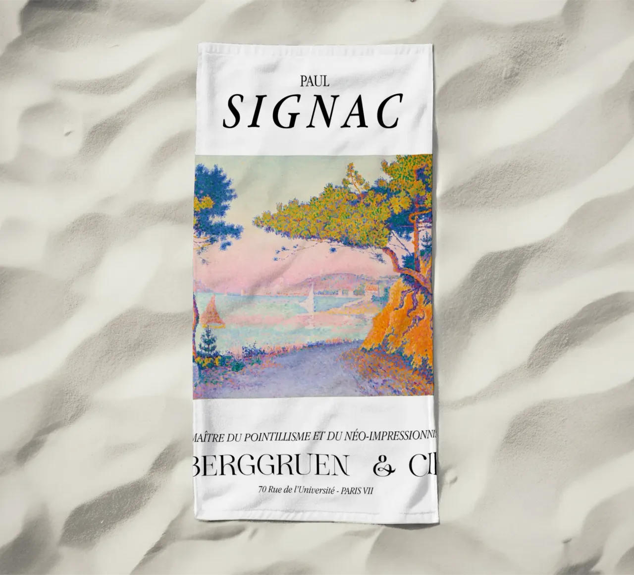 Paul Signac Golfe Juan Puntinismo Maestro Berggruen telo mare da NorwesClub