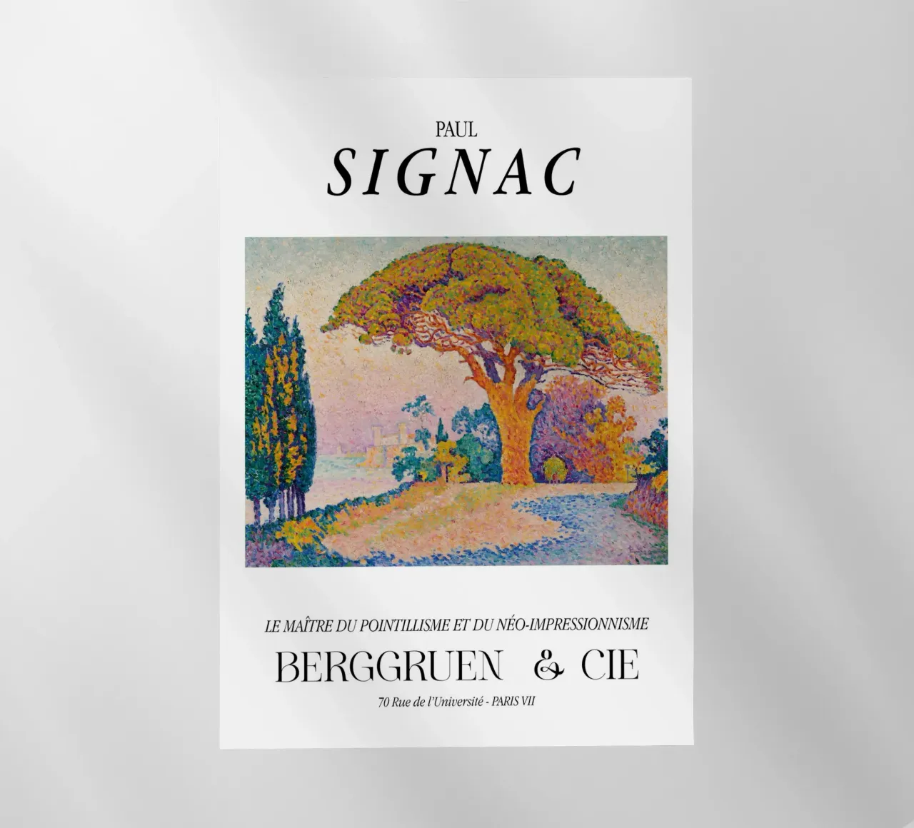 Paul Signac Bertaud Pino Puntinismo Maestro Berggruen pellicola backlit da NorwesClub