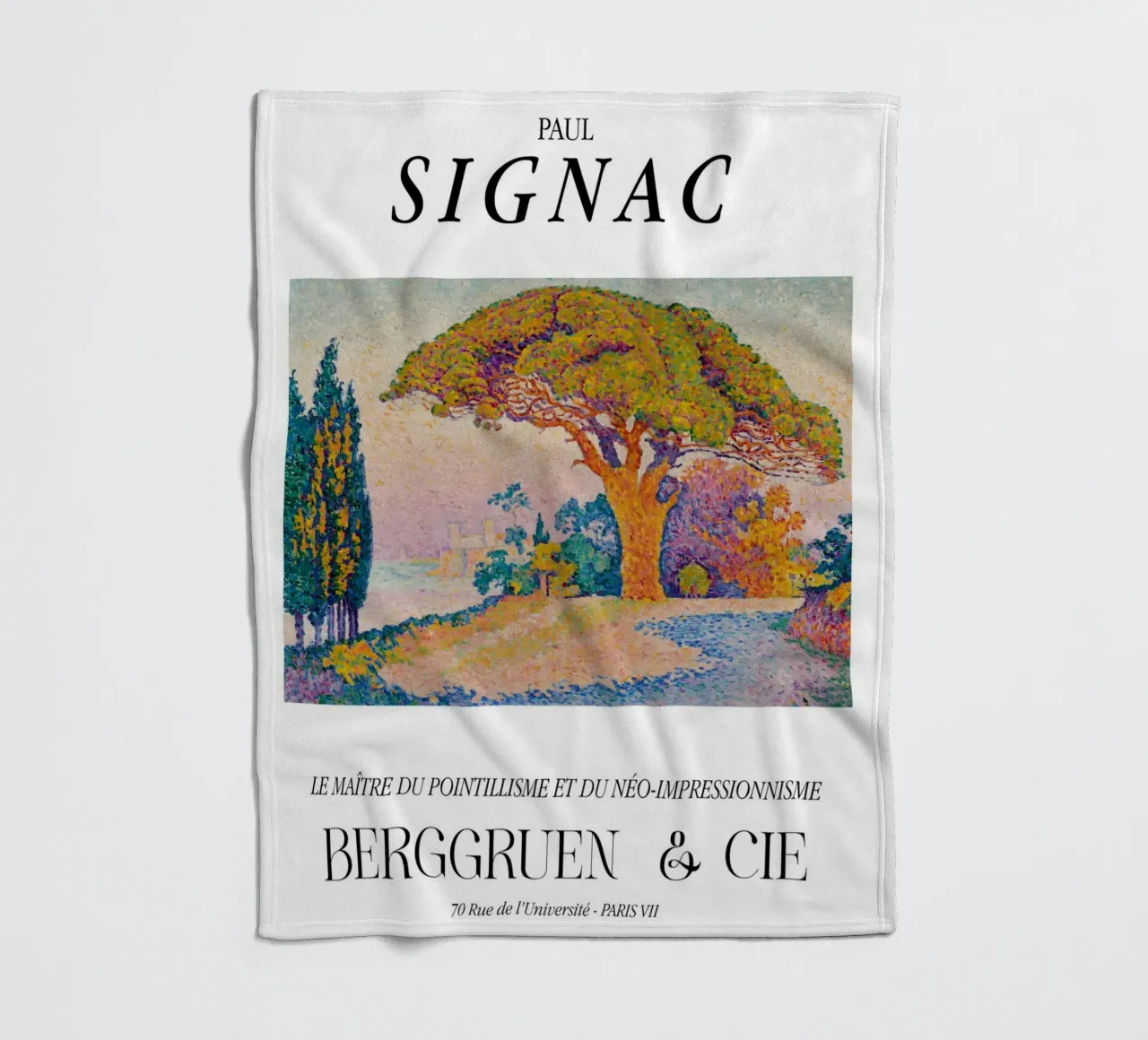 Paul Signac Bertaud Dennen pointillisme Meester Berggruen fleecedeken van NorwesClub