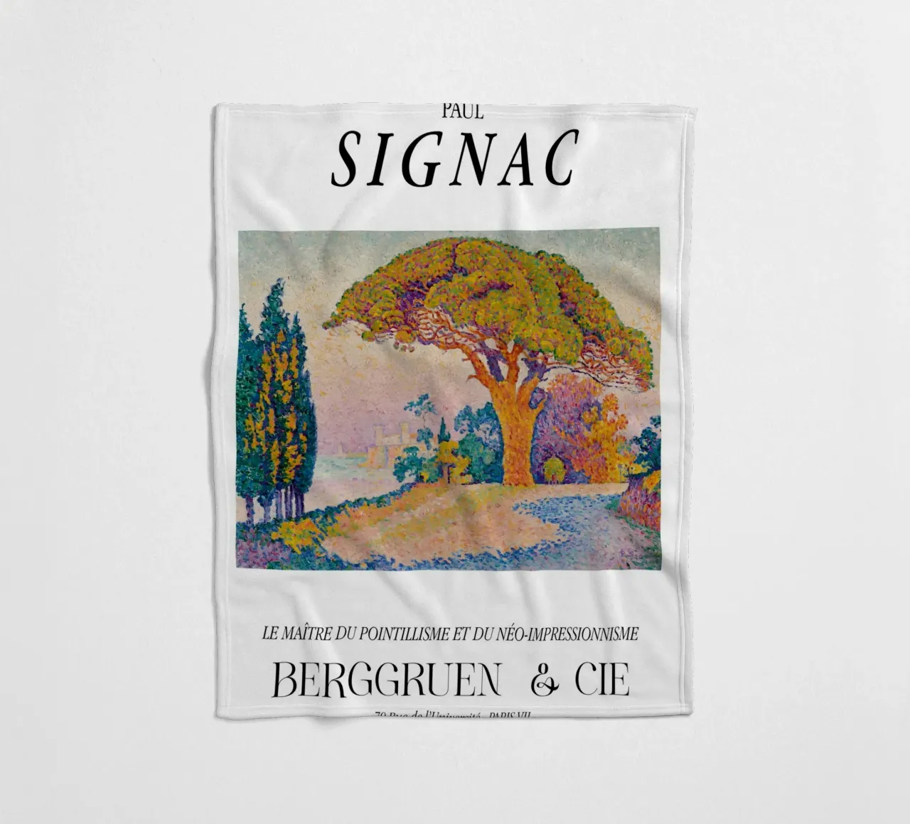 Paul Signac Bertaud Dennen pointillisme Meester Berggruen fleecedeken van NorwesClub