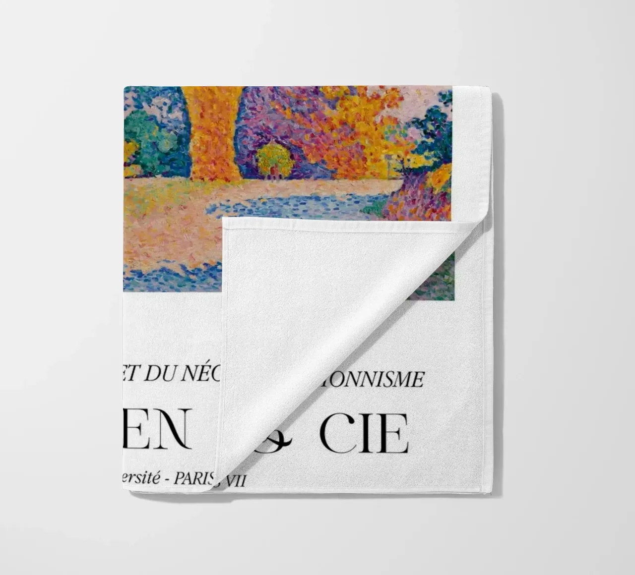 Paul Signac Bertaud Dennen pointillisme Meester Berggruen strandhanddoek van NorwesClub