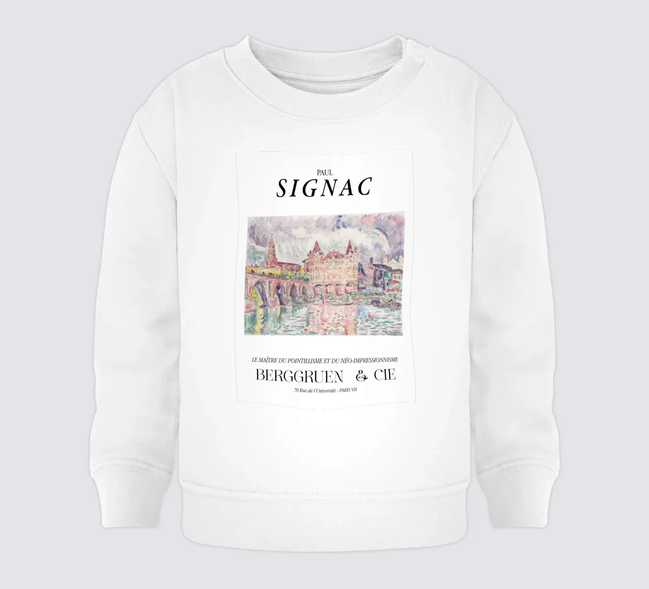 Paul Signac Montauban Pioggia Puntinismo Maestro Berggruen felpa neonato da NorwesClub