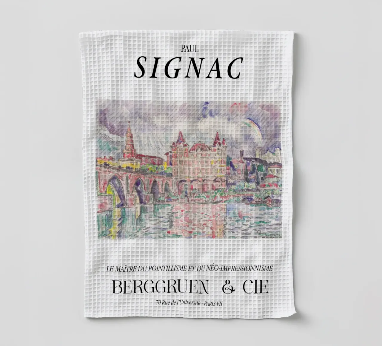 Paul Signac Montauban Pioggia Puntinismo Maestro Berggruen canovaccio da cucina da NorwesClub