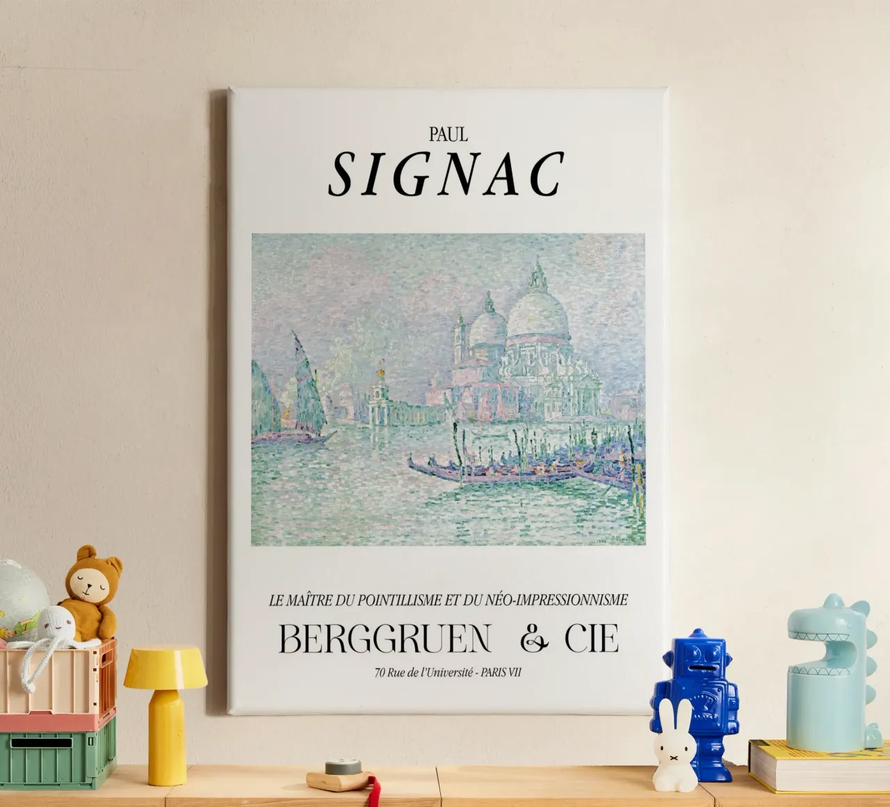 Paul Signac Venice Salute Pointillism Master Berggruen canvas by NorwesClub