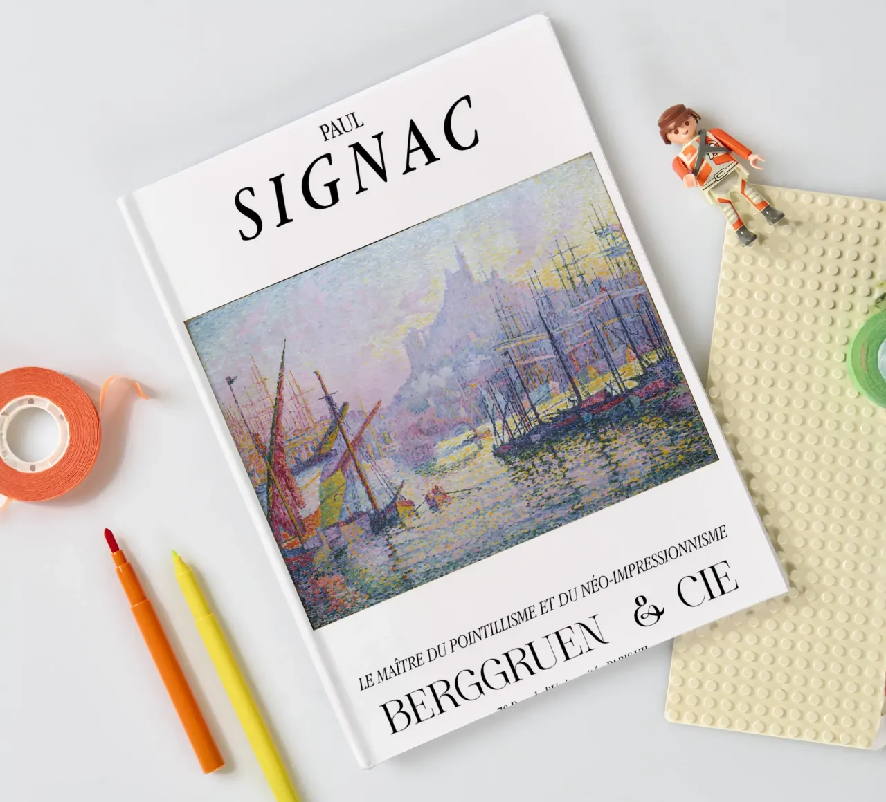 Paul Signac Marseille Port Pointillism Master Berggruen notebook by NorwesClub