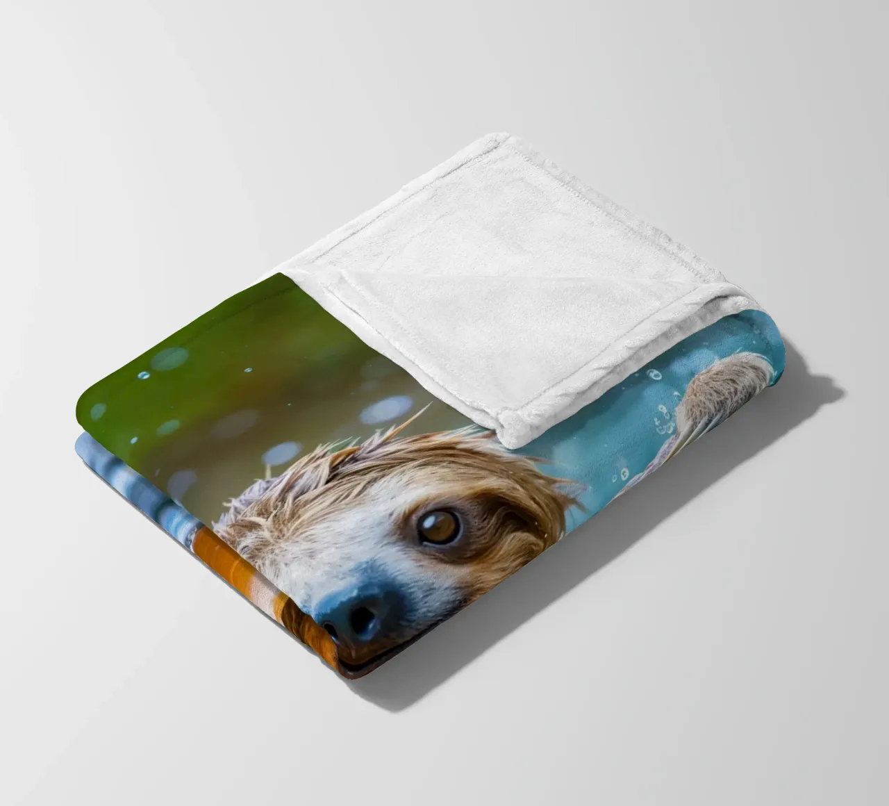 Luiaard in bad fleecedeken van SlothStella