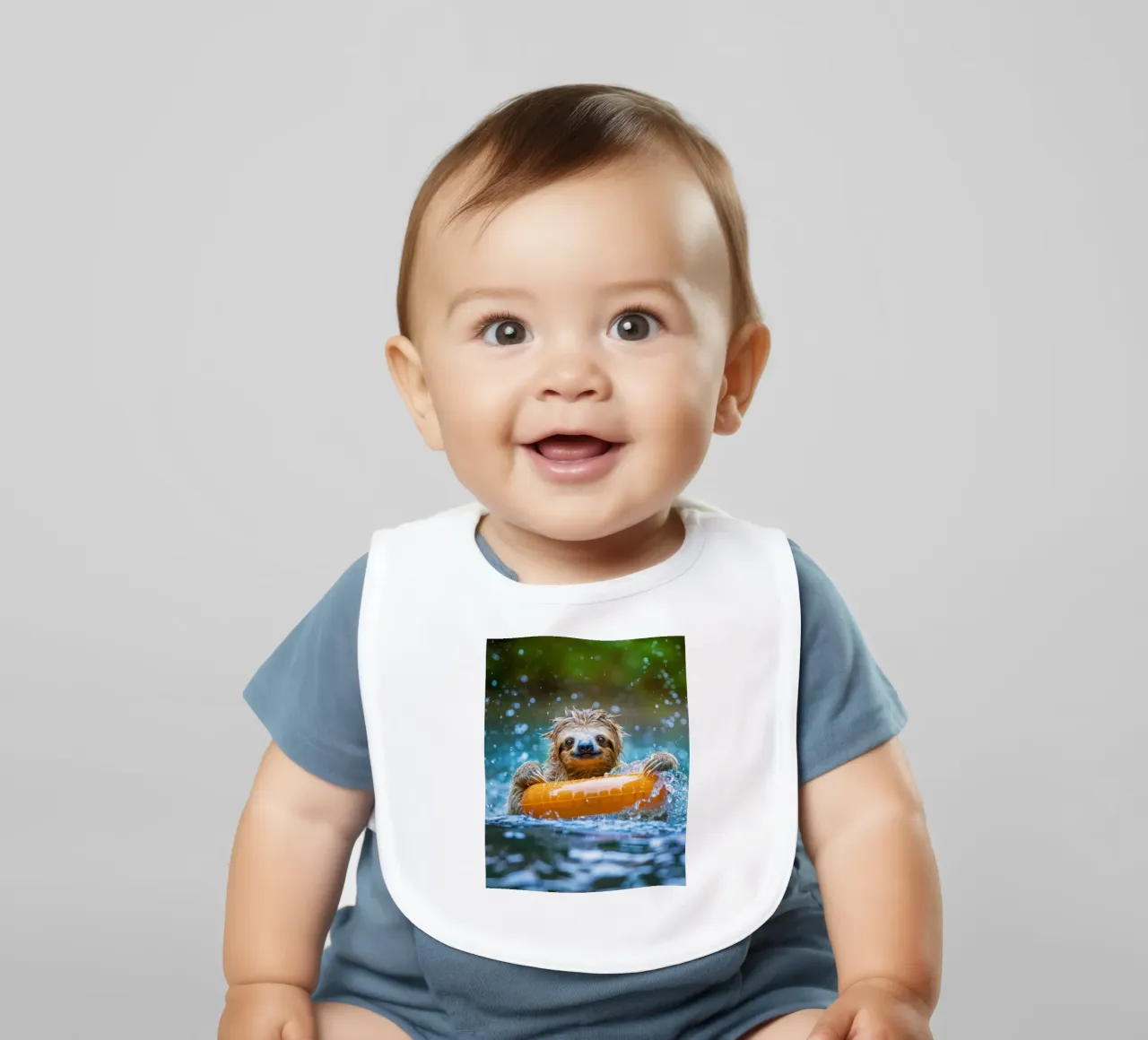 Il bagno del bradipo bavaglino da SlothStella