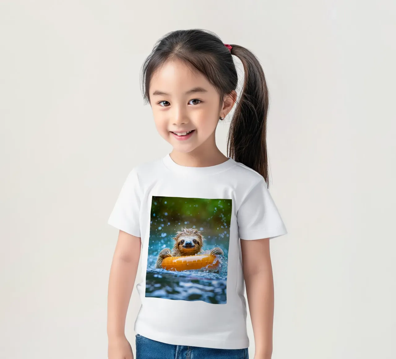 Il bagno del bradipo t-shirt bambini da SlothStella