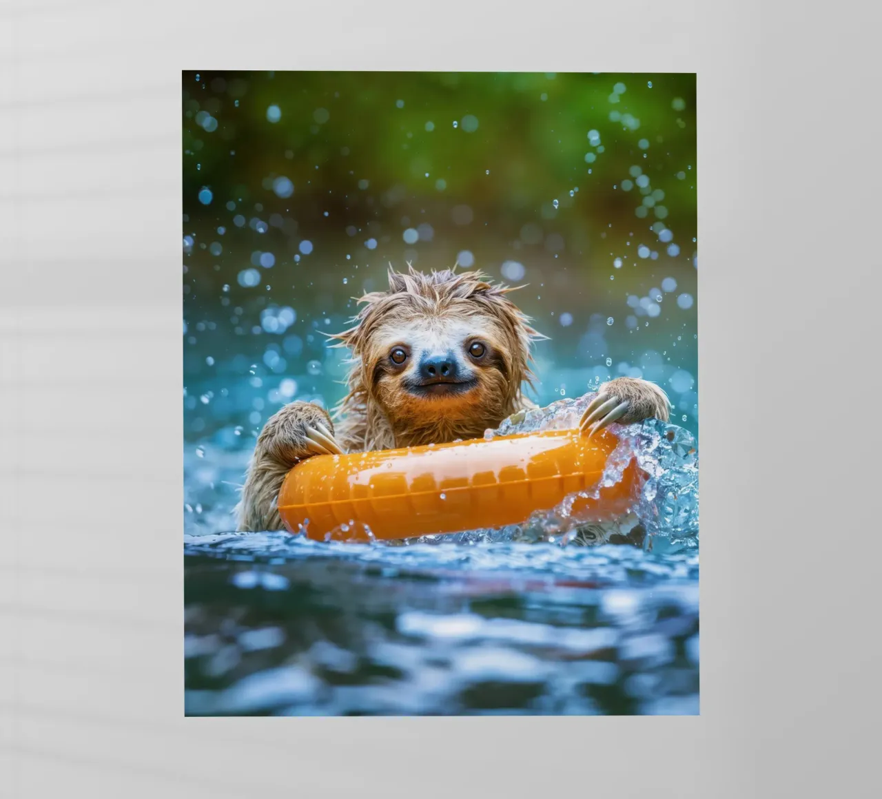 Il bagno del bradipo pellicola backlit da SlothStella