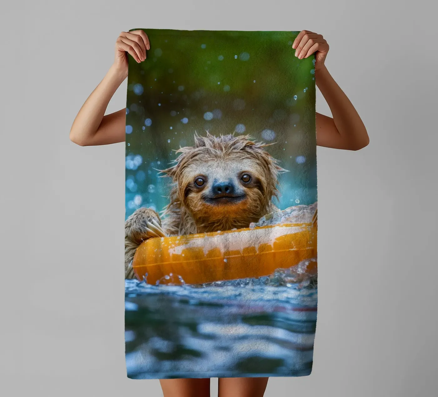 Sloth bathing badhanddoek van SlothStella