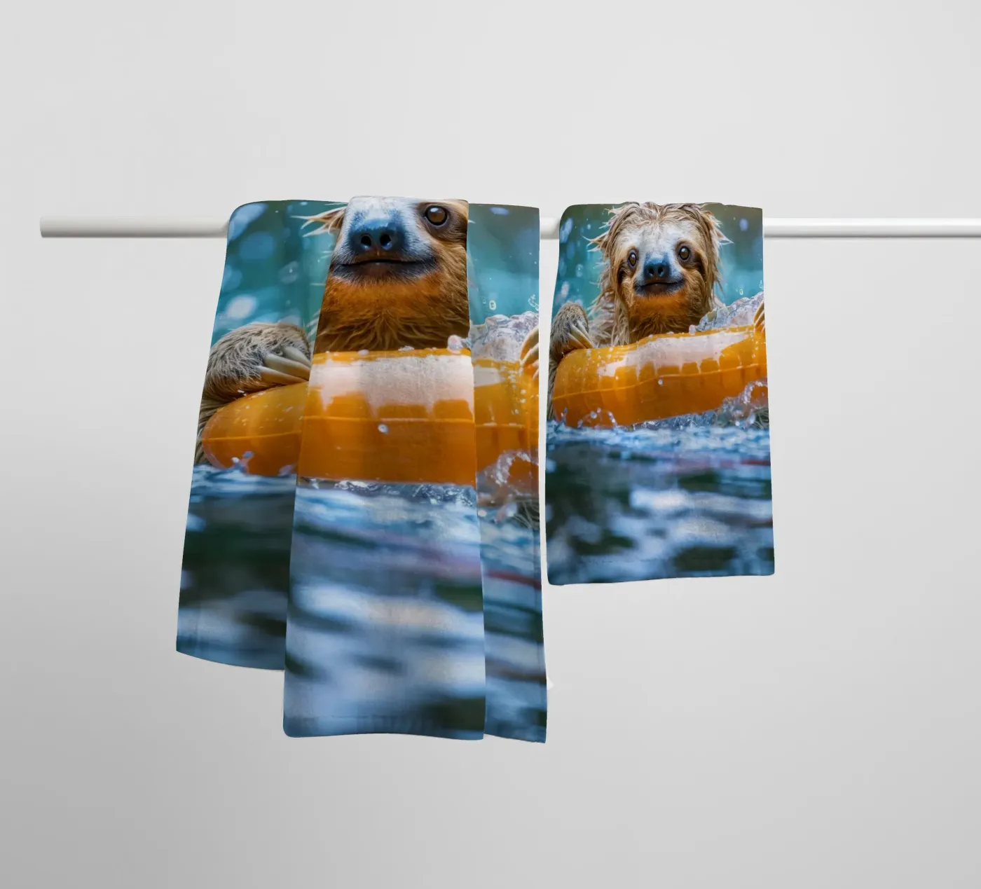 Sloth bathing badhanddoek van SlothStella