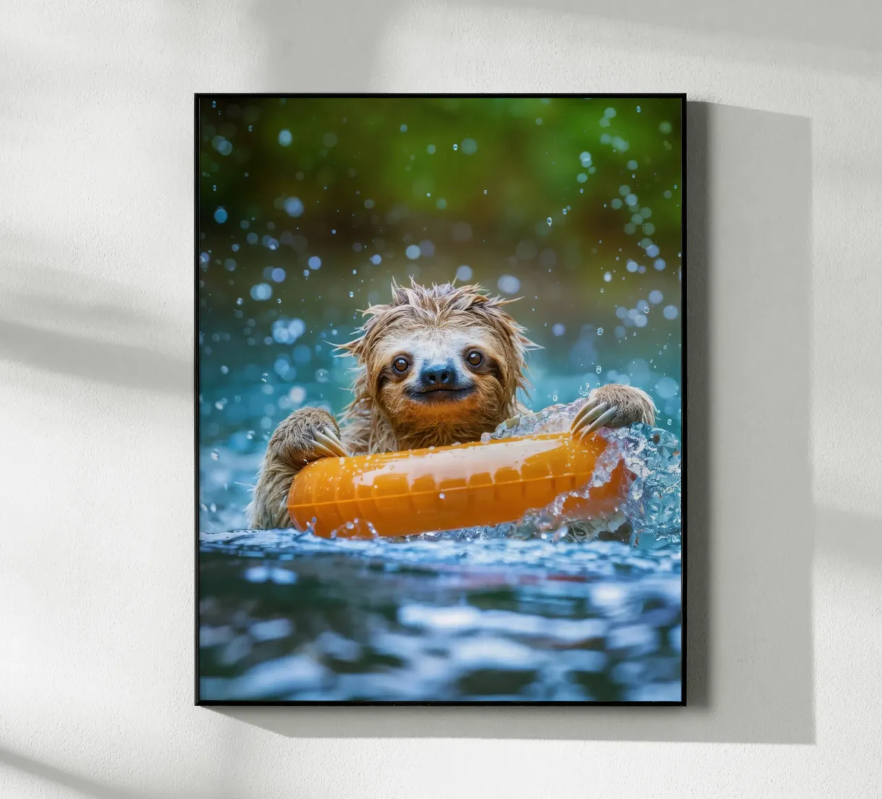 Paresseux se baignant plexiglas de SlothStella