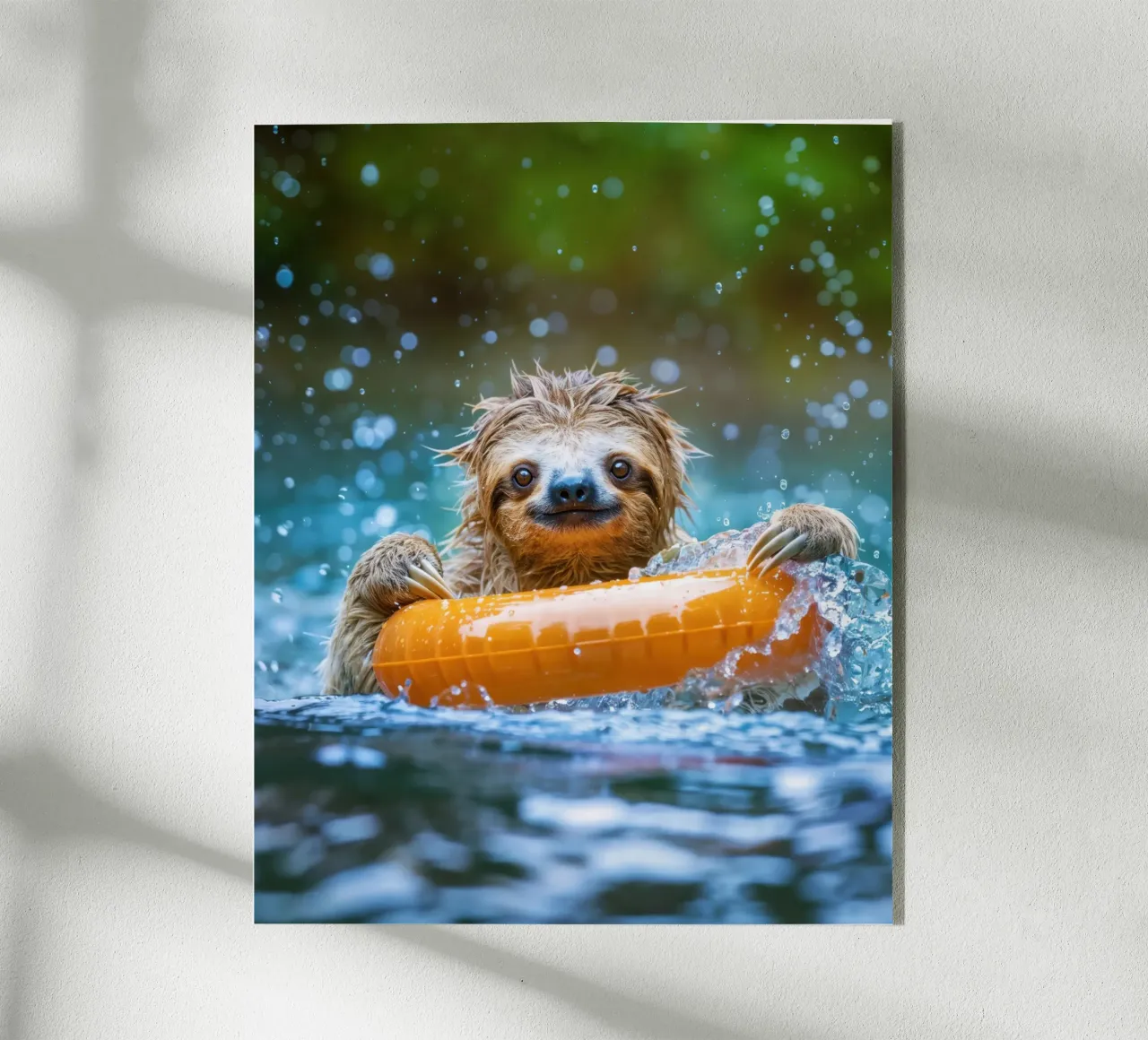 Paresseux se baignant plexiglas de SlothStella