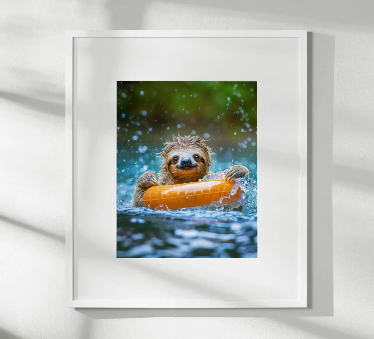 Il bagno del bradipo poster da SlothStella