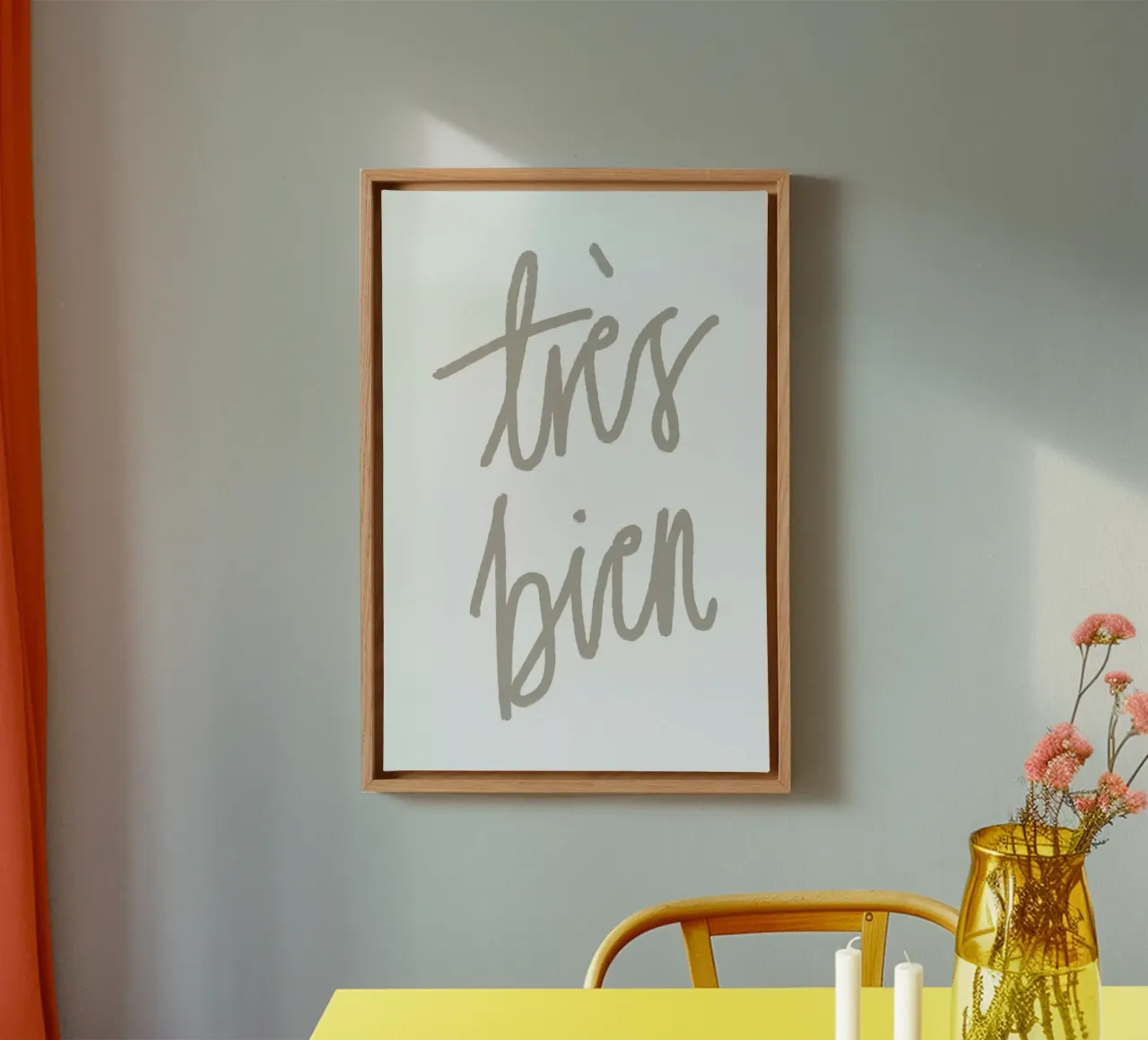 Tres bien canvas by KRUTH DESIGN