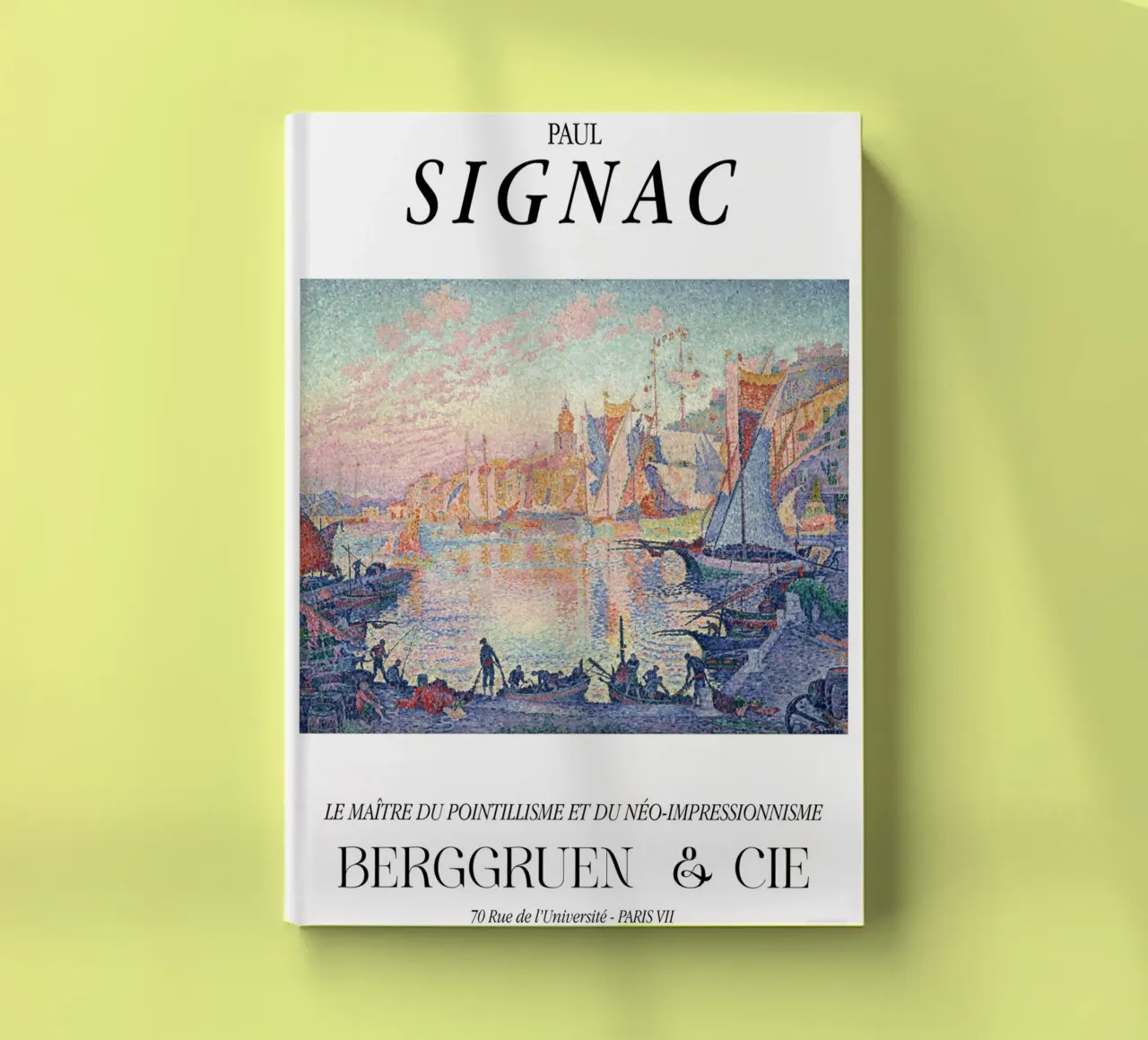 Paul Signac Saint-Tropez Port Pointillism Master Berggruen notebook by NorwesClub