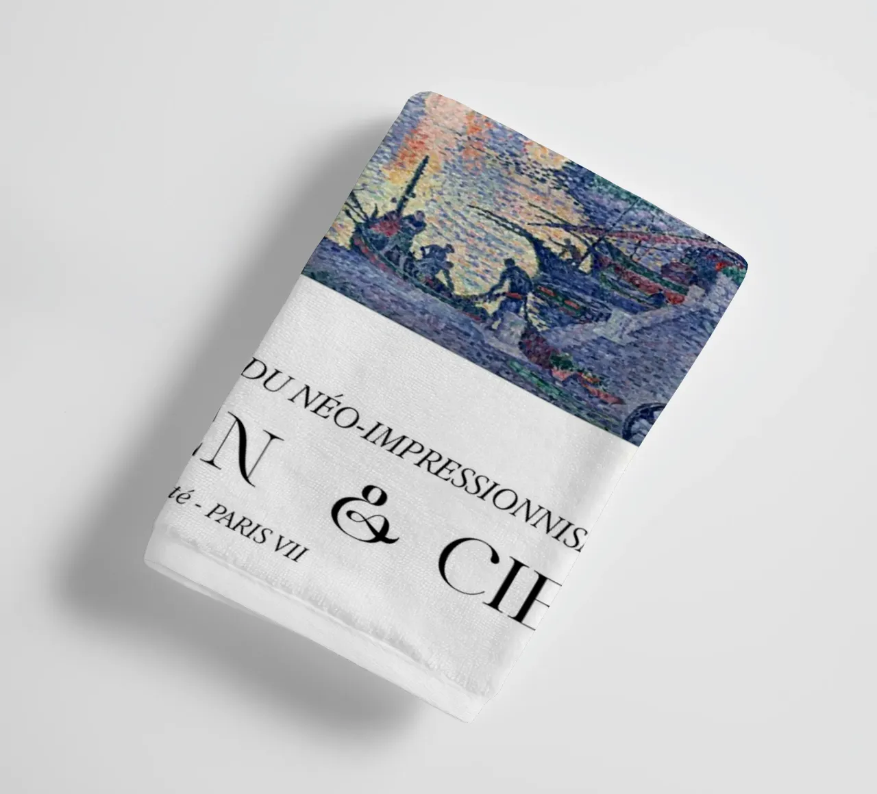 Paul Signac Saint-Tropez Port Pointillisme Meester Berggruen badhanddoek van NorwesClub