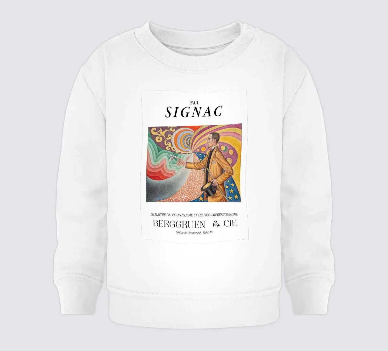 Paul Signac Félix Fénéon Puntinismo Maestro Berggruen felpa neonato da NorwesClub