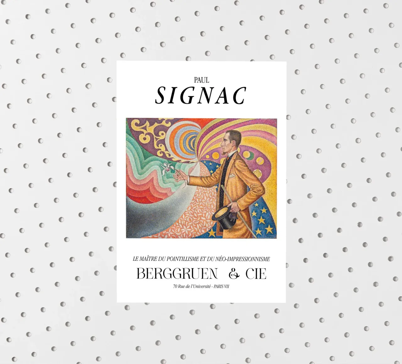 Paul Signac Félix Fénéon Pointillisme Meester Berggruen sticker van NorwesClub