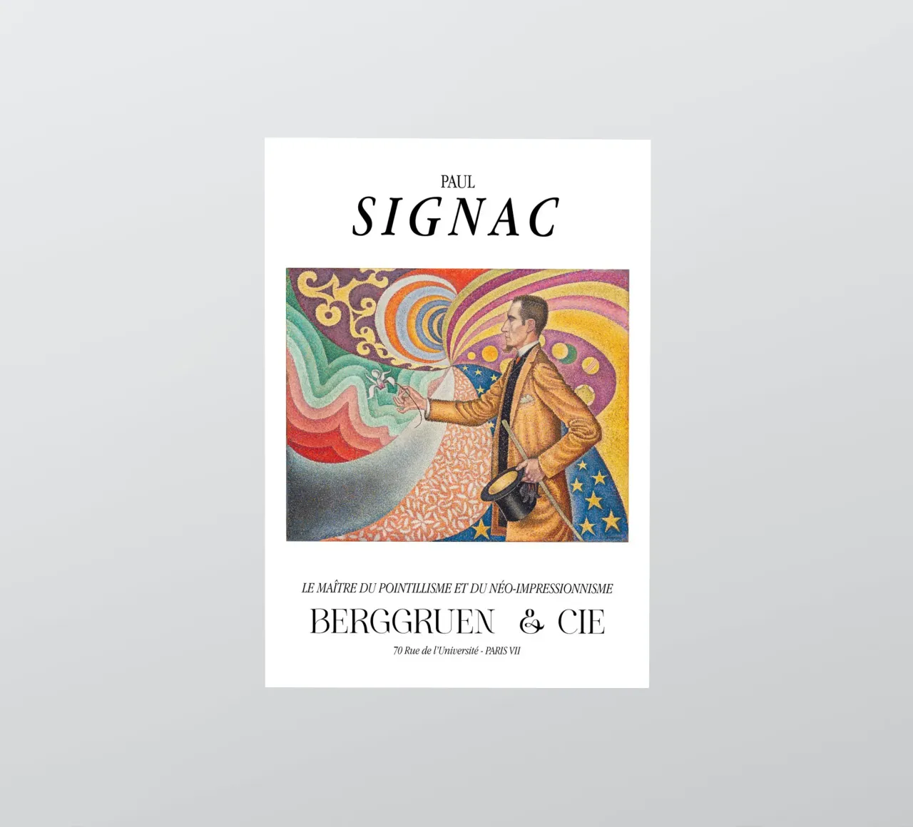 Paul Signac Félix Fénéon Pointillisme Meester Berggruen sticker van NorwesClub