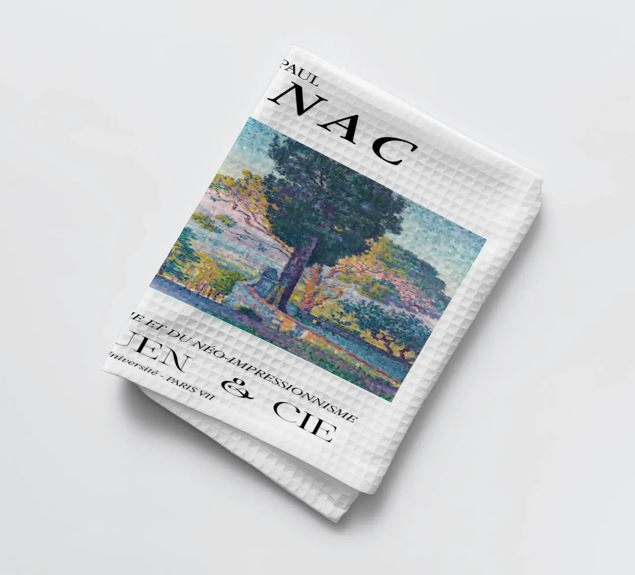 Paul Signac Sainte-Anne Pointillisme Maître Berggruen torchon de NorwesClub