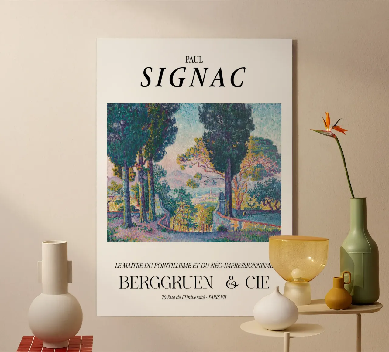 Paul Signac Sainte-Anne Puntinismo Maestro Berggruen plexiglass da NorwesClub