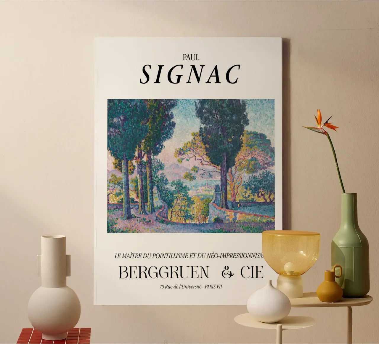 Paul Signac Sainte-Anne Pointillisme Meester Berggruen canvas met Baklijst van NorwesClub