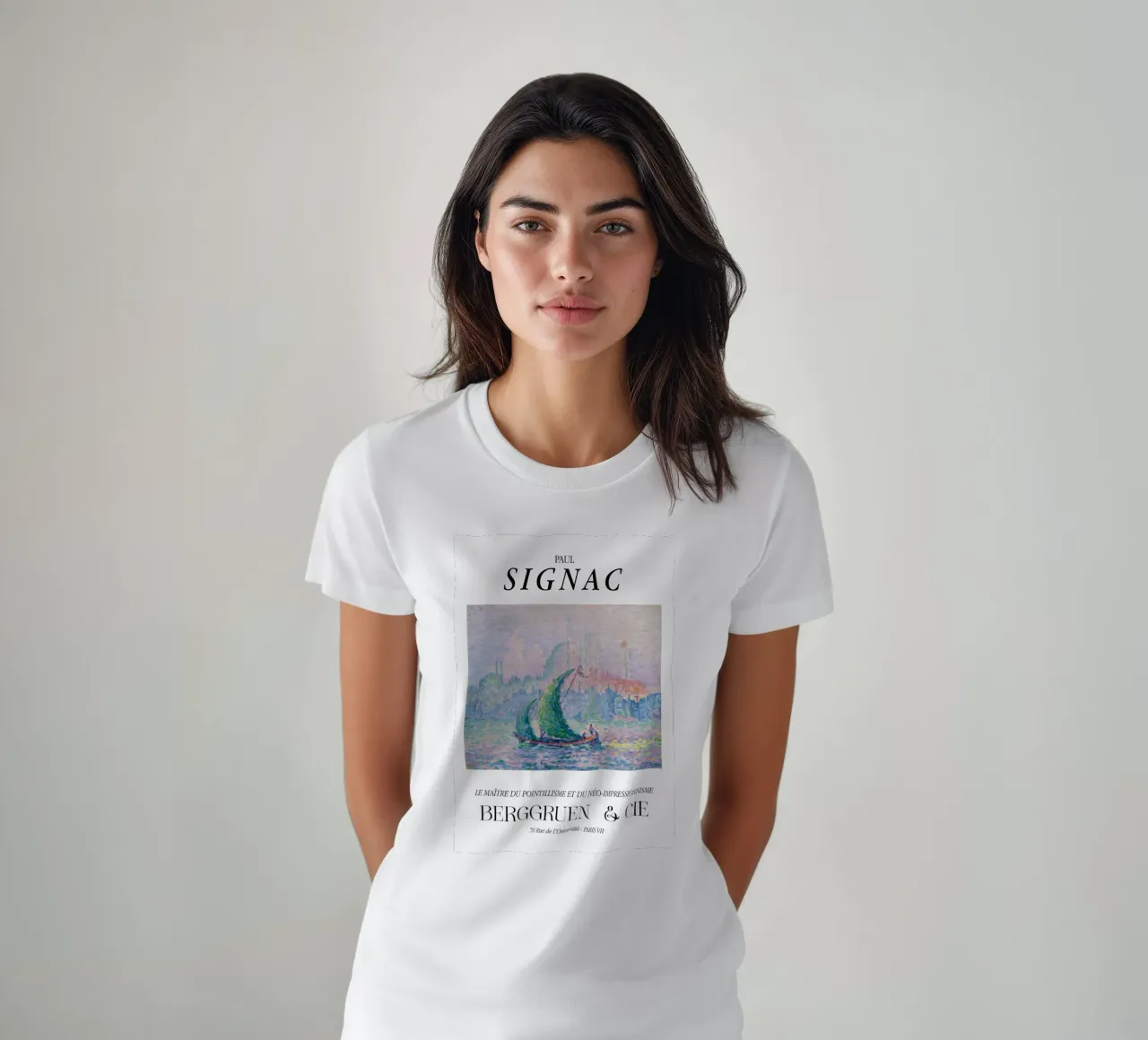Paul Signac Venetië Mist Pointillisme Meester Berggruen t-shirt van NorwesClub