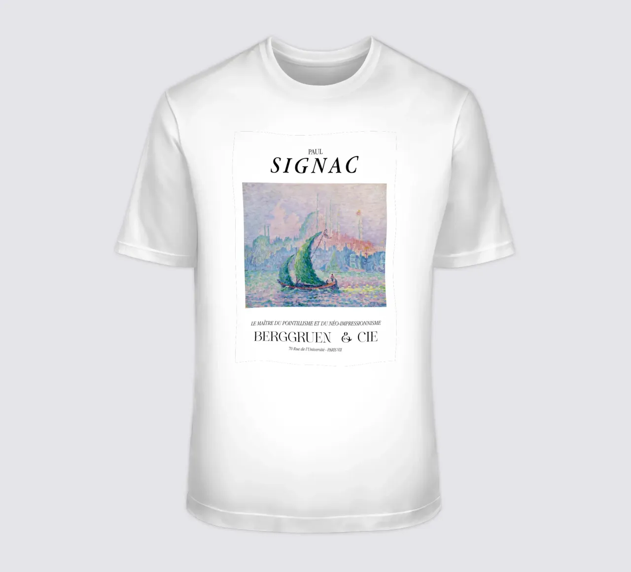 Paul Signac Venetië Mist Pointillisme Meester Berggruen t-shirt van NorwesClub