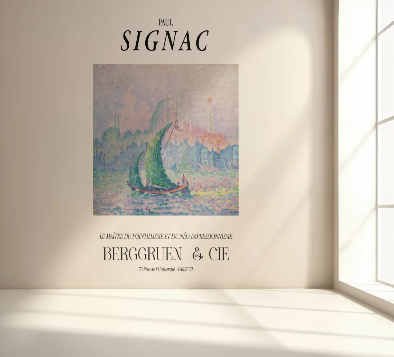 Paul Signac Venezia Nebbia Puntinismo Maestro Berggruen carta da parati fotografica da NorwesClub