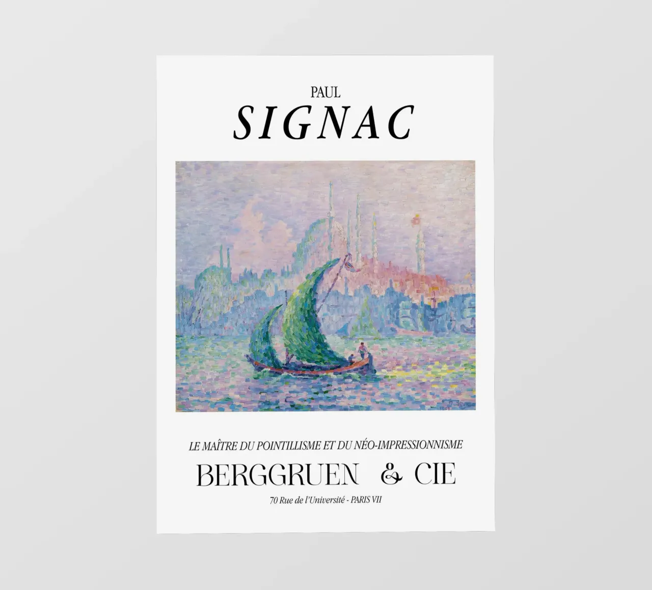 Paul Signac Venezia Nebbia Puntinismo Maestro Berggruen carta da parati fotografica da NorwesClub