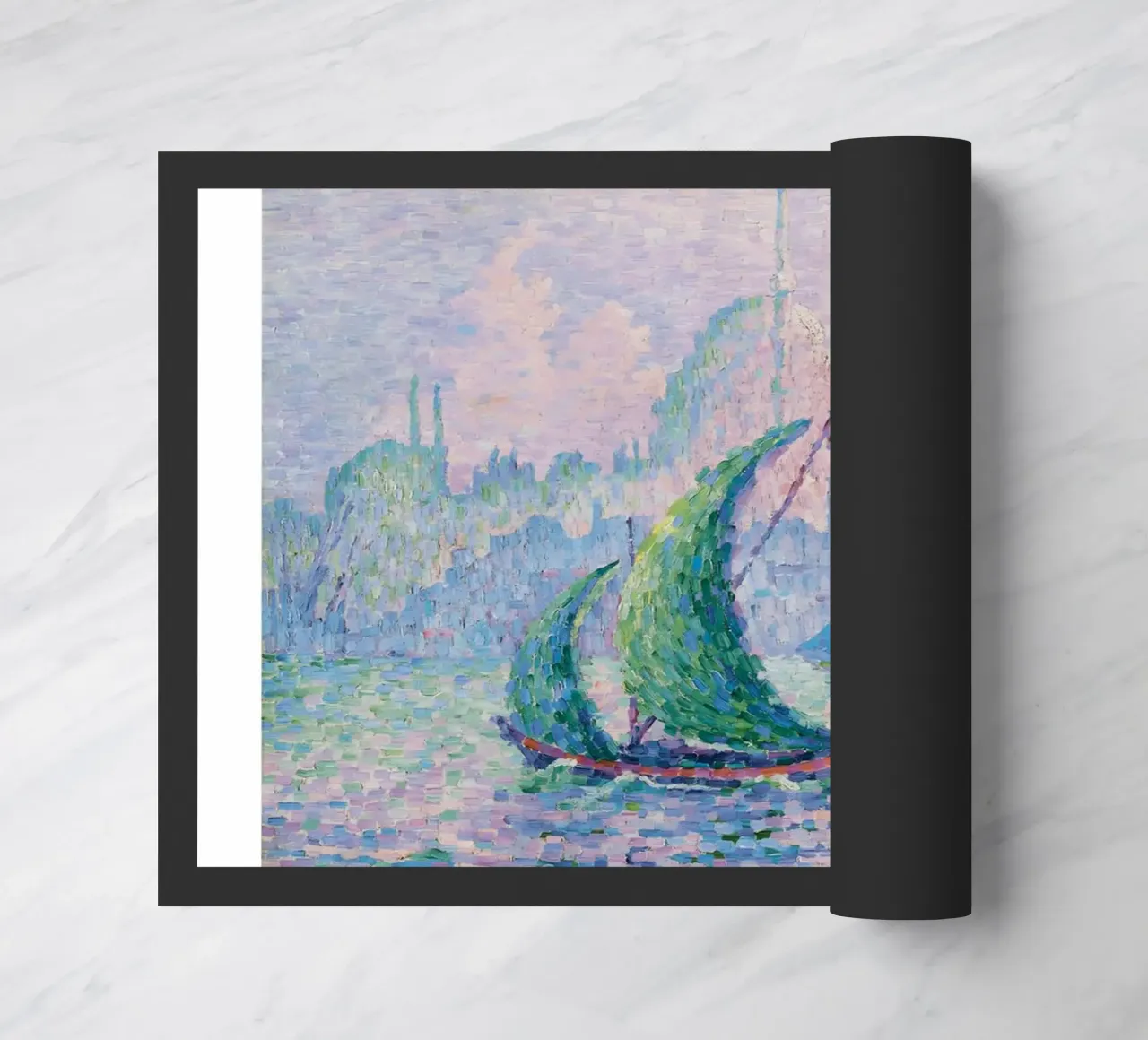 Paul Signac Venetië Mist Pointillisme Meester Berggruen deurmat van NorwesClub