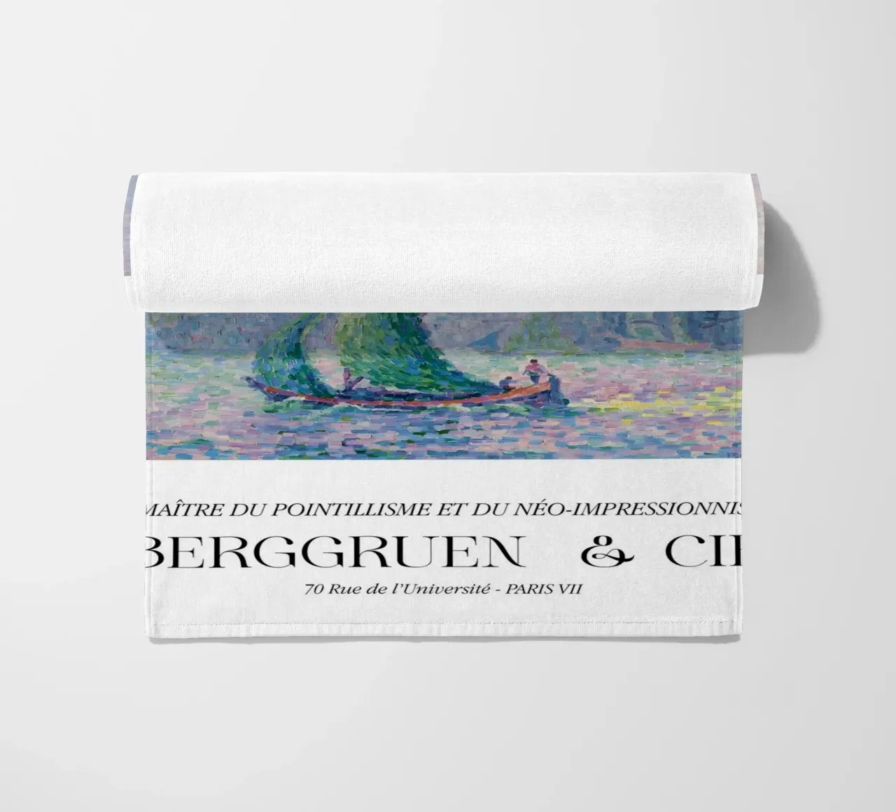 Paul Signac Venetië Mist Pointillisme Meester Berggruen strandhanddoek van NorwesClub