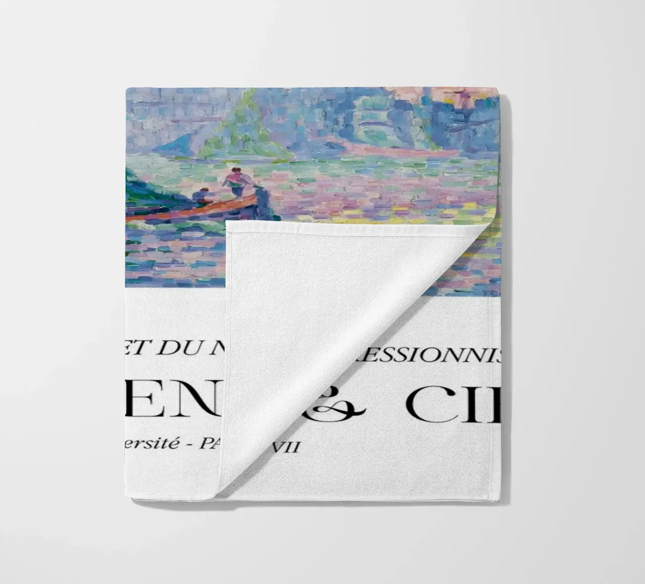 Paul Signac Venetië Mist Pointillisme Meester Berggruen strandhanddoek van NorwesClub