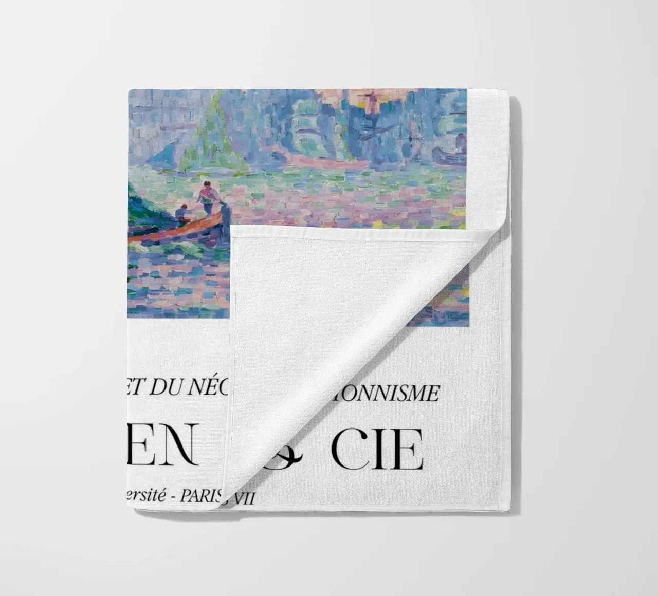 Paul Signac Venetië Mist Pointillisme Meester Berggruen strandhanddoek van NorwesClub