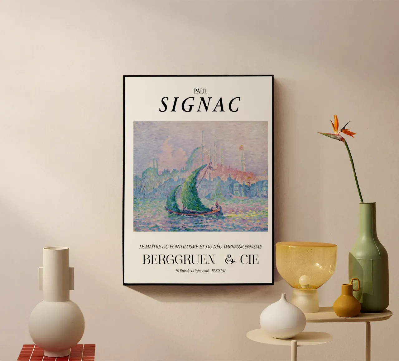 Paul Signac Venetië Mist Pointillisme Meester Berggruen acryl van NorwesClub