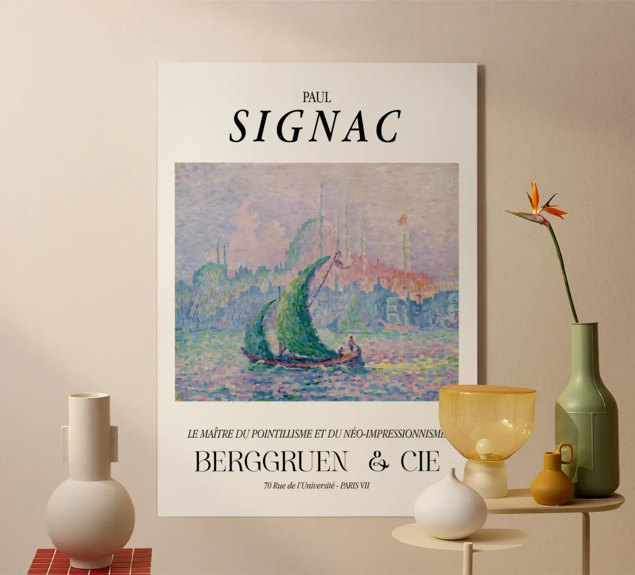 Paul Signac Venetië Mist Pointillisme Meester Berggruen acryl van NorwesClub
