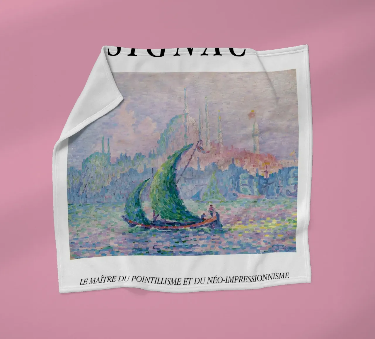Paul Signac Venetië Mist Pointillisme Meester Berggruen fleecedeken van NorwesClub