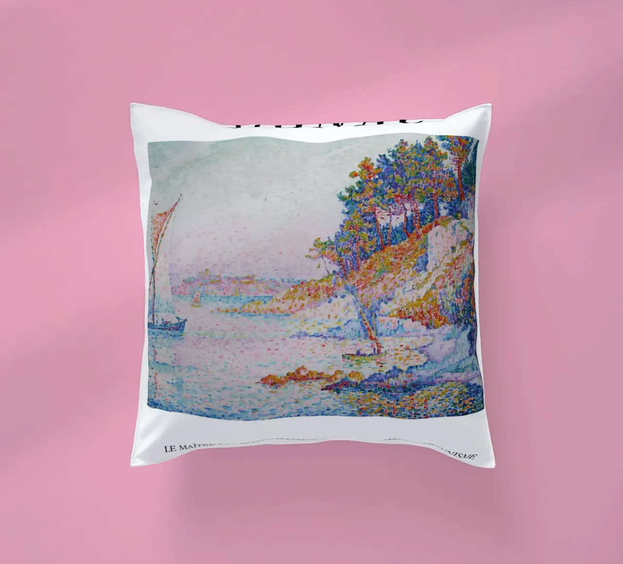 Paul Signac La Calanque Puntinismo Maestro Berggruen cuscino da NorwesClub