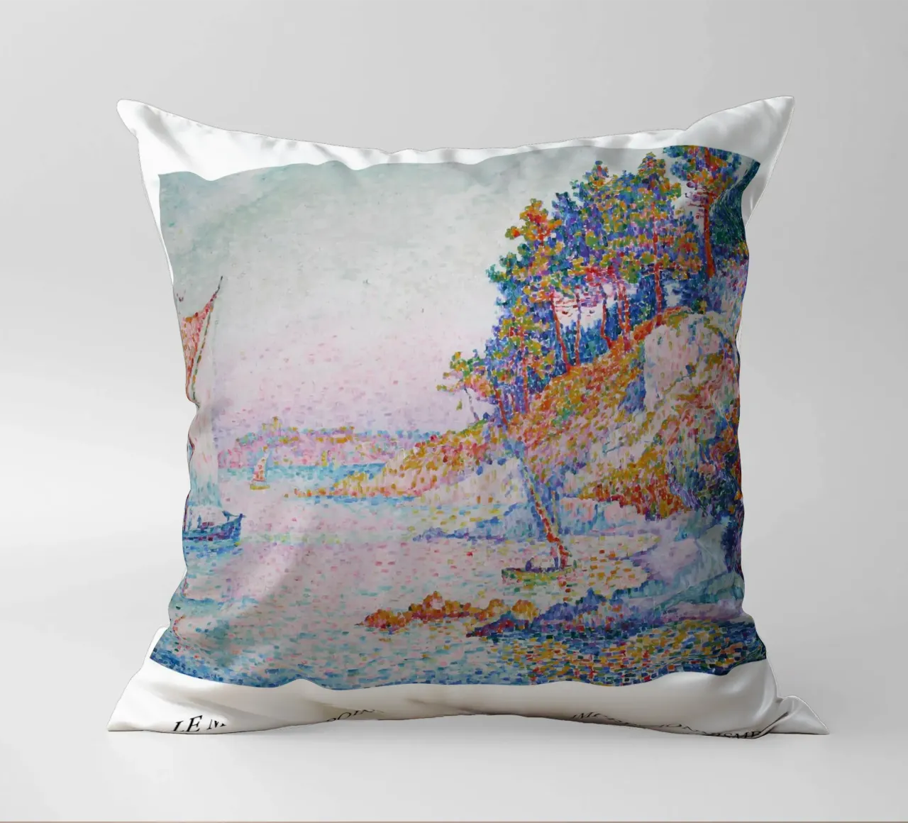 Paul Signac La Calanque Puntinismo Maestro Berggruen cuscino da NorwesClub