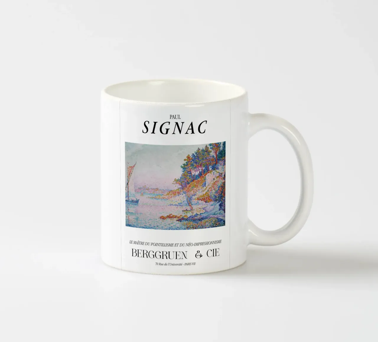 Paul Signac La Calanque Pointillisme Meester Berggruen keramische mok van NorwesClub