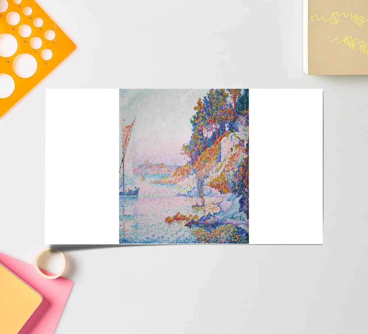 Paul Signac La Calanque Pointillism Master Berggruen Stickerbogen von NorwesClub