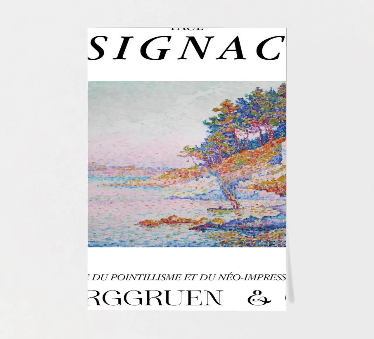Paul Signac La Calanque Pointillism Master Berggruen Stickerbogen von NorwesClub