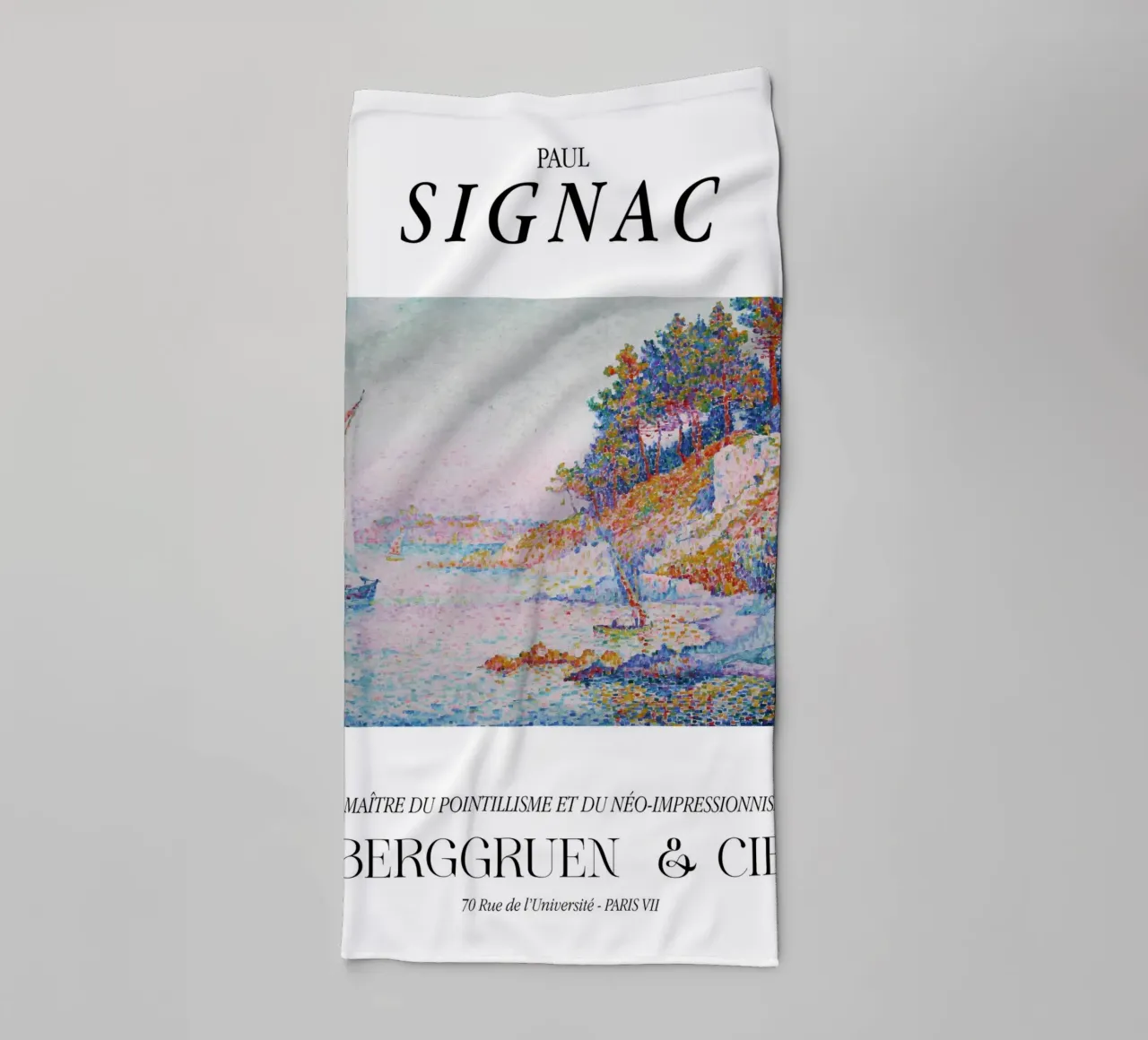 Paul Signac La Calanque Pointillisme Meester Berggruen badhanddoek van NorwesClub
