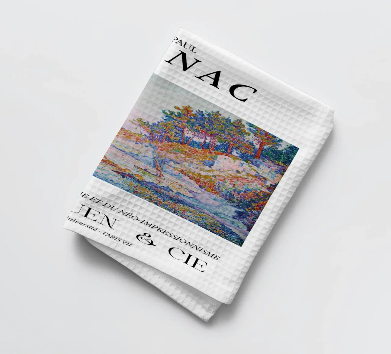 Paul Signac La Calanque Pointillism Master Berggruen Geschirrtuch von NorwesClub