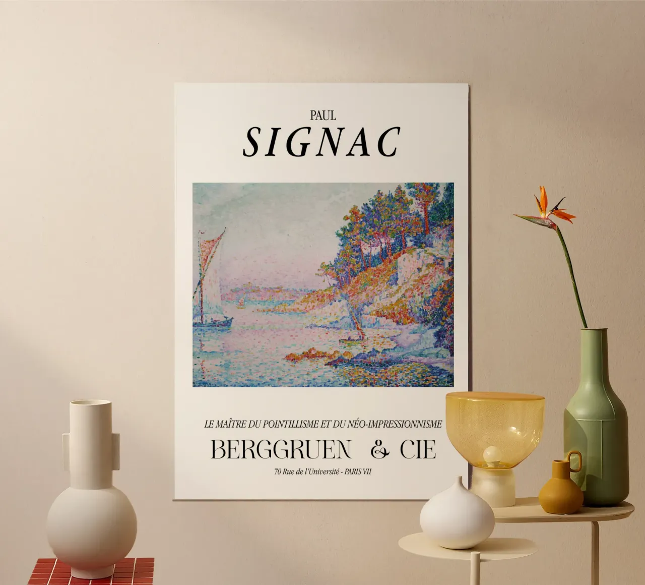 Paul Signac La Calanque Pointillism Master Berggruen Hahnemühle von NorwesClub