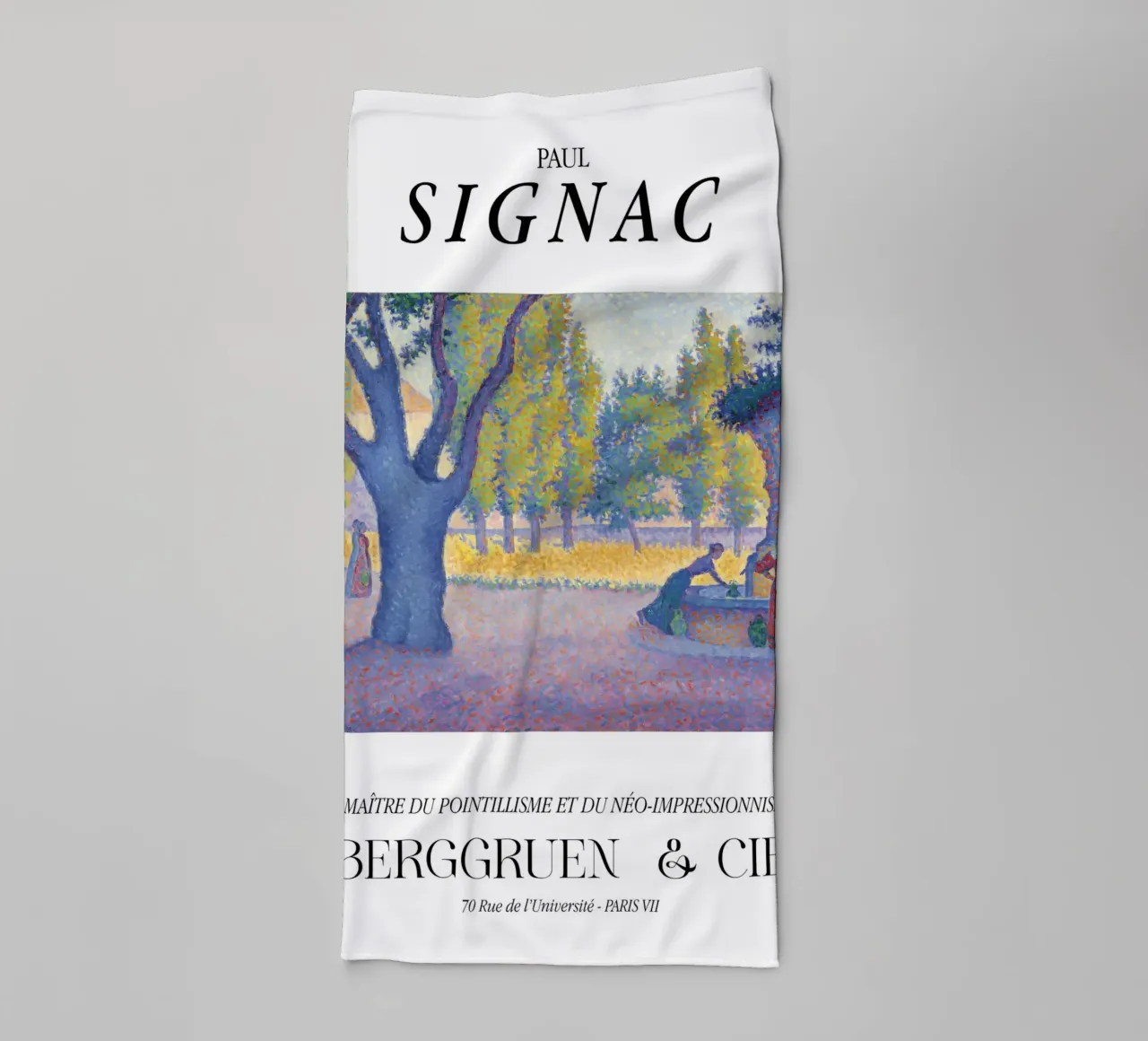 Paul Signac La Calanque Pointillisme Meester Berggruen badhanddoek van NorwesClub