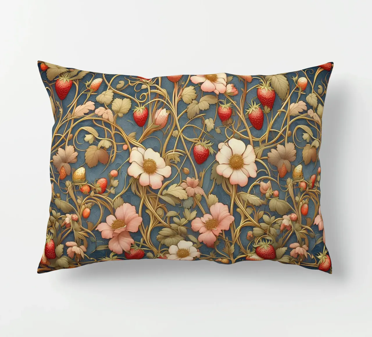 Vite di fragole cuscino da Art-Nouveau-Dsg