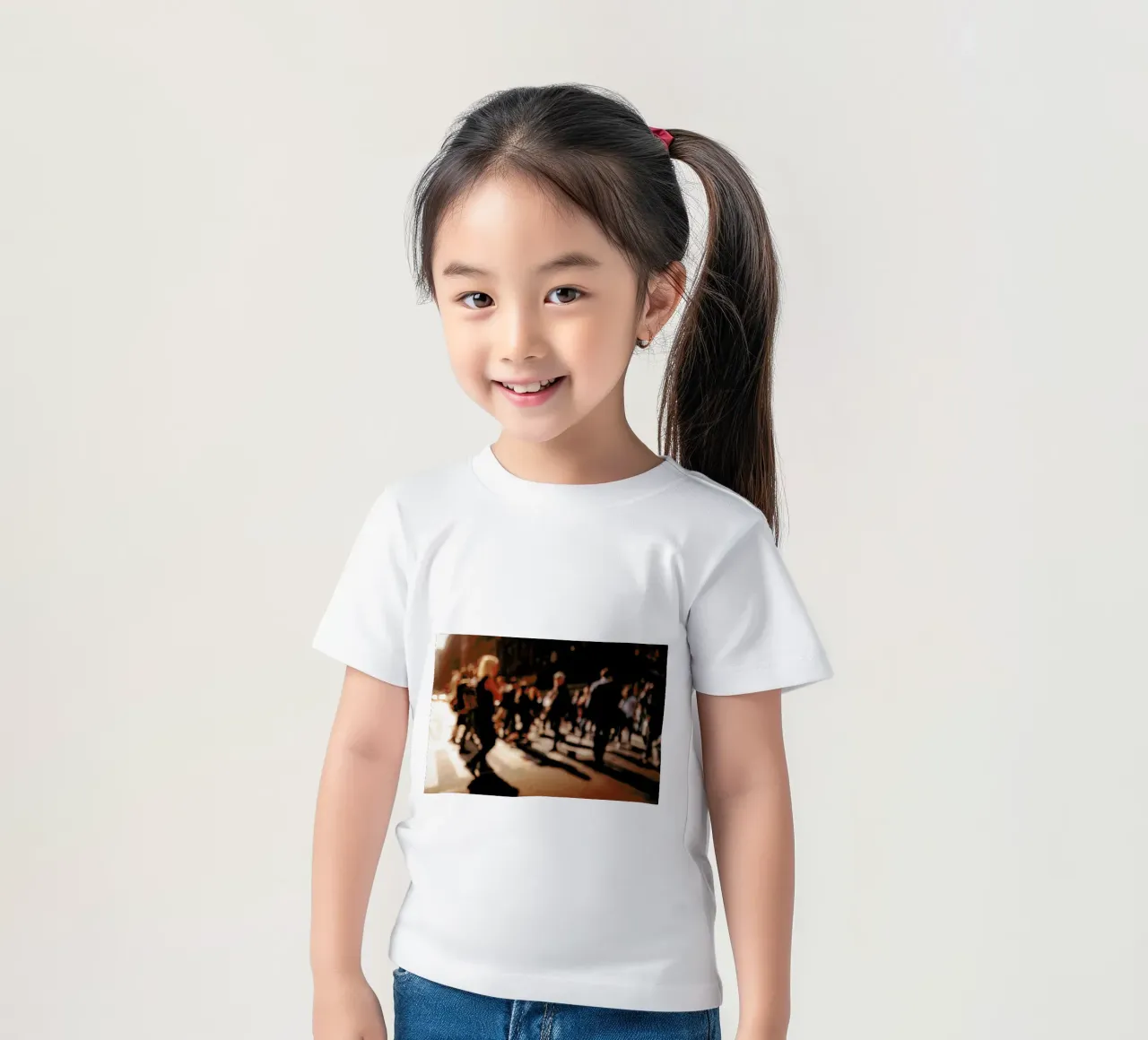 Crowd t-shirt bambini da Philipp Reinhard